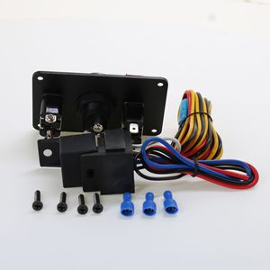 Three Position Ignition <b>Switch</b> With Start <b>Button</b> For Racing Cars Motorcycle Power Control Panel - Product Image 3