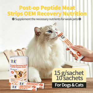 Complément alimentaire naturel pour animaux de compagnie après une opération, bandes de peptides avec lactoferrine, CPP, taurine, stimulant immunitaire pour chiens et chats - Product Image 4
