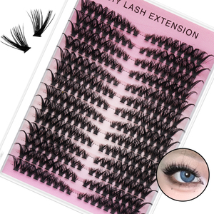 Bán buôn mi nối chùm 14 hàng, làm thủ công, mi volume, nhiều hàng, nhiều kiểu, mi nối riêng lẻ - Product Image 6