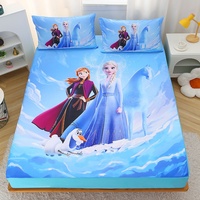 Parures de lit 4 pièces en polyester avec motifs de princesses, Spider-Man et extraterrestres, vente en gros
