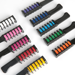 Coloration capillaire <span class=keywords><strong>temporaire</strong></span> pour enfants et adultes, multicolores, non toxique, lavable, arc-en-ciel, peigne à coloration capillaire, craie capillaire pour <span class=keywords><strong>cheveux</strong></span> clairs et foncés - Product Image 3