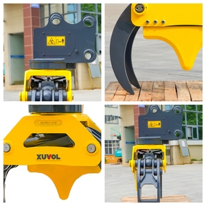 XUVOL Tree Shear Cosechadora de textura ligera de acero especial giratoria de 360 grados para corte de árboles de excavadora - Product Image 4