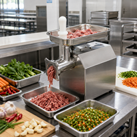 Mélangeur alimentaire électrique professionnel CE, hachoir à viande, machine de table électrique commerciale