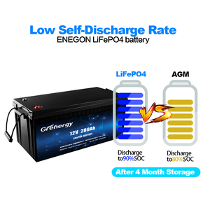 แบตเตอรี่พลังงานแสงอาทิตย์200ah 12V มีอายุการใช้งานยาวนาน - Product Image 2