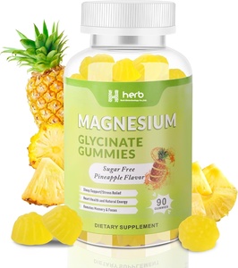 Gummies de glycinate de magnésium bio à marque privée OEM/ODM – Compléments alimentaires naturels pour le sommeil - Product Image 1