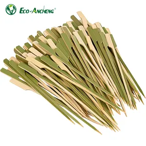 Eco Friendly Natural Bamboo Teppo Skewe Sticks Disposable Bamboo Skewer for Picnic Outside