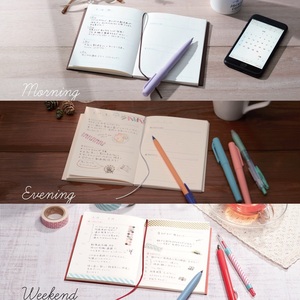 Nhật ký thời gian trà 3 loại 2 màu Mỗi 1 trang mỗi ngày Sổ Ghi Chép Tạp Chí hàng tuần - Product Image 1