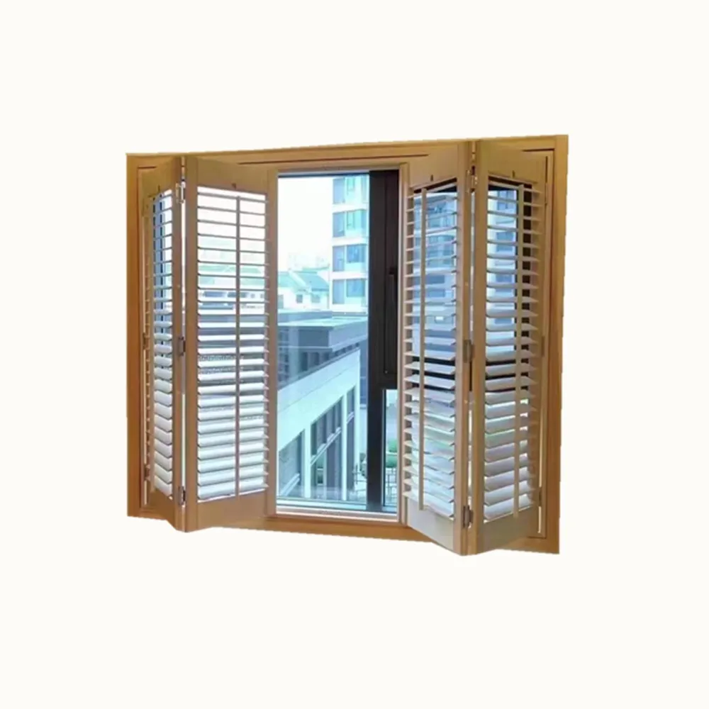 Hot Selling basswood Plantation Shutters timber bedroom Shutters