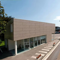 Panneau extérieur professionnel en HPL de 8 mm, placage en stratifié phénolique, panneau mural en bois, revêtement