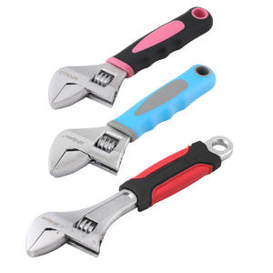 Llave Inglesa Ajustable Apollo de 8 Pulgadas, Acero al Carbono, Mordaza Dentada, Mango Antideslizante, Herramienta para Bricolaje - Product Image 1