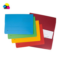 Carpeta de Documentos Expandible con Media Solapa, Ecológica, Azul, Paquete de 10, 345x226mm, Venta al Por Mayor de Fábrica