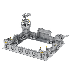 MOC5038 Serie Espacial Militares Guerras Fuerte Base Pared Puerta de Entrada Modelo DIY Bloques de Construcción Educativos Juguetes para Niños - Product Image 1