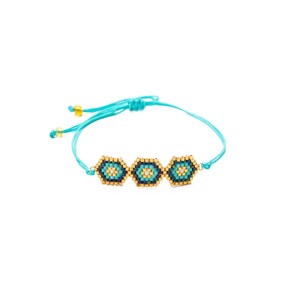 Go2boho Bracelet de perles Miyuki pour hommes Bracelets de voyage réglables faits à la <span class=keywords><strong>main</strong></span> - Product Image 2