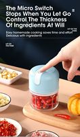 Hachoir Électrique Portable Sans Fil Rechargeable pour Ail et Légumes – Ustensile de Cuisine Essentiel et Très Vendu