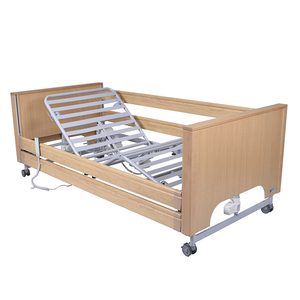 Venta al por mayor multifunción Cuidado del Hogar cama eléctrica marco de madera sistema de elevación cama médica colchón de aire de burbujas para cama de hospital - Product Image 3