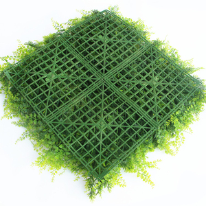 Panneaux de clôture en herbe artificielle verte pour intérieur et extérieur, motif végétal, haies, panneaux de mousse artificielle, Noël, Halloween, entrepôt - Product Image 3