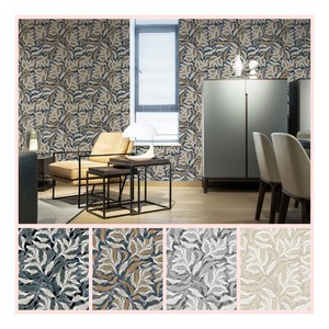 Papel pintado elegante del mural indio de la decoración del hogar del papel de empapelar indio del PVC 3D colorido vendedor cali - Product Image 1