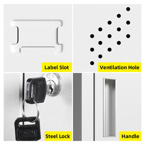 <span class=keywords><strong>Casier</strong></span> personnalisé en métal à 9 portes avec serrure électronique et à clé Armoire à vêtements de gymnastique commerciale en acier d'<span class=keywords><strong>occasion</strong></span> Meubles de Colombie - Product Image 3
