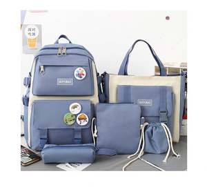 4 couleurs en gros, 4 en 1, sacs d'école bon marché, sacs à dos imperméables pour étudiants, ensemble de sacs à dos d'école pour femmes et filles - Product Image 2