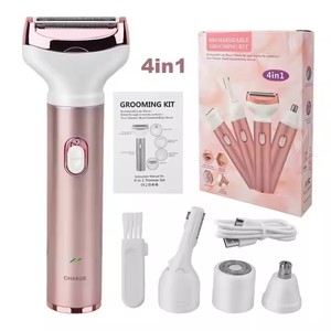 Depiladora 4 en 1 Recargable, Recortadora de Vello Nasal, Depiladora Corporal, Recortadora de Cejas, Afeitadora Eléctrica Facial, Depiladora de Vello Íntimo - Product Image 2