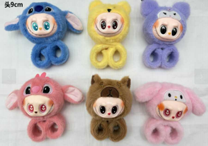 พวงกุญแจตุ๊กตาแขวนน่ารัก 9 ซม. ของเล่นนุ่มรูปสัตว์การ์ตูนสำหรับเด็ก ของขวัญตกแต่ง - Product Image 1