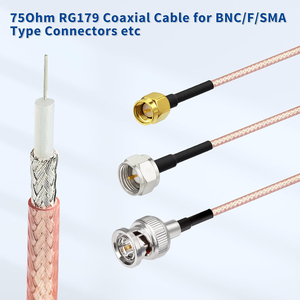 ELESUN RG179/U 50FT 75 Ohm Coaxial <strong>Cable</strong> with BNC Connectors for <strong>SDI</strong> HD SD Video Surveillance CCTV &amp; Data Transmission - Product Image 5