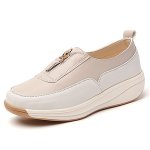 Chaussures compensées à plateforme pour femme, nouvelle collection printemps-été, grandes tailles, à enfiler, polyvalentes, pour maman - Product Image 5