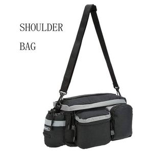 Bolsa de maletero para bicicleta BSCI, alforjas impermeables para ciclismo, bolsa para portaequipajes de 7L, bolsas para asiento trasero, accesorios para bicicleta, color negro - Product Image 3