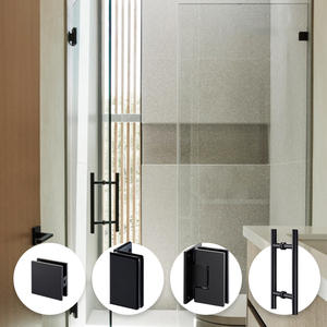 Poignée de porte en verre tube 304 en acier inoxydable au design moderne - Product Image 2