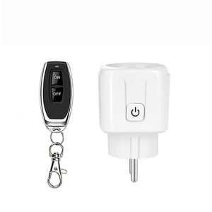 Prise intelligente RF sans fil, télécommande, AC100-240V, 433MHz, pour maison intelligente, 10A, norme européenne - Product Image 1