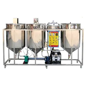 Electric Control Light Weight Dewaxing Equipment Of Palm Olive Crude Plant Oil Refining Machine