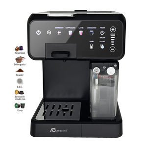Machine à café à capsules Anbolife 20 bars, double chaudière, expresso, latte, cappuccino, americano, <span class=keywords><strong>mousseur</strong></span> à lait, compatible <span class=keywords><strong>Nespresso</strong></span>, 2L, OEM - Product Image 4