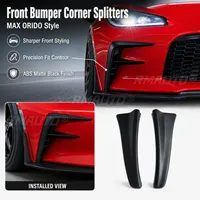 Kit de spoiler avant et arrière style MAX ORIDO Aero Canard ABS noir mat pour GR86 ZN8 et Subaru BRZ ZD8 2022+