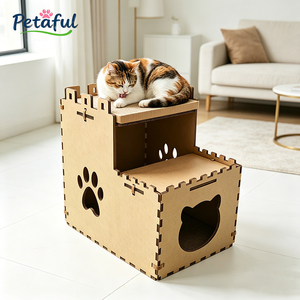 Casa <span class=keywords><strong>de</strong></span> <span class=keywords><strong>Gatos</strong></span> Modular <span class=keywords><strong>de</strong></span> Cartón <span class=keywords><strong>de</strong></span> Lujo al por Mayor, con Forma <span class=keywords><strong>de</strong></span> Escalera, Corrugada, Ecológica, Juguete <span class=keywords><strong>para</strong></span> <span class=keywords><strong>Gatos</strong></span>, Rascador <span class=keywords><strong>para</strong></span> <span class=keywords><strong>Gatos</strong></span> - Product Image 6