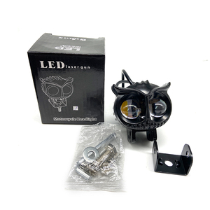 ไฟหน้ามอเตอร์ไซค์ ADT ขนาด 2.5 นิ้ว 12V-20V ไฟสปอตไลท์ LED สีขาวเหลือง ไฟมอเตอร์ไซค์แบบสองสีรูปนกฮูก - Product Image 3