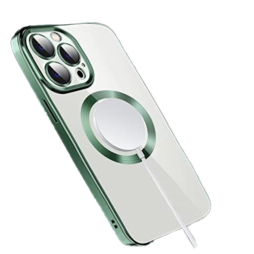Wholesale Clear  Magnetic Safe Wireless Charge Magnet Mobile Phone Cases for Apple iPhone 12 13 14 15 16  Pro Max Cover