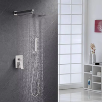HONGDEC pommeau de douche haute pression équilibre de pression robinets de douche mitigeur à main ensemble de douche en laiton salle de bain