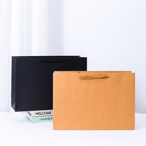 Sac promotionnel de luxe en papier kraft écologique populaire pour chaussures, avec taille personnalisée - Product Image 2