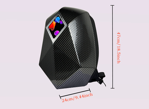 Sac à dos de moto personnalisé avec LED publicitaires, dynamique, étanche, à fermeture éclair, avec motif géométrique, USB, <span class=keywords><strong>antivol</strong></span> - Product Image 6