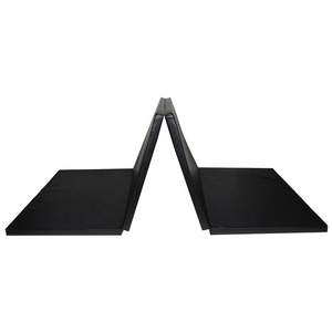 Tapis de gymnastique KWO en cuir PVC noir épais, matériau souple, <span class=keywords><strong>mousse</strong></span> de 5 cm 50 mm, <span class=keywords><strong>mousse</strong></span> de <span class=keywords><strong>mousse</strong></span> à emboîtement, grand tapis de gymnastique pliable, <span class=keywords><strong>matelas</strong></span> en <span class=keywords><strong>mousse</strong></span> - Product Image 4