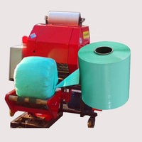 500/750mm vert/blanc herbe foin balle Wrap Silage Wrap Film pour Grain
