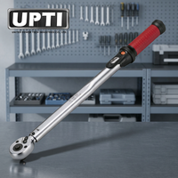 UPTI Fabriqué à Taïwan, Haute Qualité, DIY, OEM, Finition Chromée Professionnelle, Grade Industriel, Rouge, Réglable, Robuste, Acier au Carbone, 1/2 Jaw