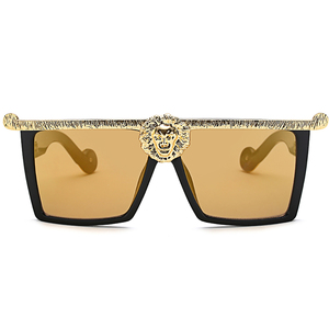 96876 Unique Sunglasses <strong>Ladies</strong> Men Women Lion Head Celebrity Sunglasses Unisex Vintage Fashionable UV400 <strong>Sun</strong> <strong>Glasses</strong> - Product Image 3