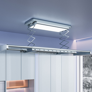 Séchoirs à linge intelligents automatisés en aluminium pour plafond, séchoir à linge électrique avec élévateur, fournitures <span class=keywords><strong>de</strong></span> séchage du linge - Product Image 2