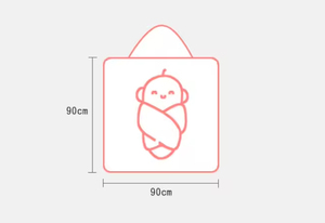 Nouvelle Offre : <span class=keywords><strong>Cape</strong></span> <span class=keywords><strong>de</strong></span> <span class=keywords><strong>Bain</strong></span> et Peignoir pour Bébé 100% Coton à Capuche, Style Animalier Ultra Doux et Très Absorbant - Product Image 6