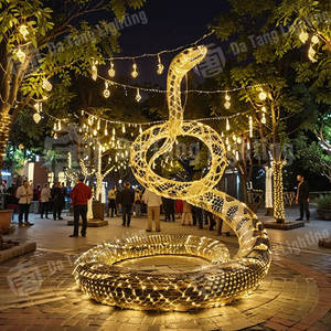 Lumières décoratives LED des douze signes du zodiaque, indice de protection IP65, pour événements festifs, places thématiques, motif animal lumineux, couleurs personnalisables - Product Image 4