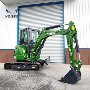 Mini <span class=keywords><strong>Excavadora</strong></span> NIMBUS de Entrega Rápida con Orugas de Goma Anchas Estándar para Construcción y Agricultura - Product Image 1