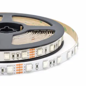 Hoge Helderheid Led Strip Licht 5050 Rgb Dc12v Decorating Strip Licht Rgb Wifi IP65 Waterdicht En IP20 Notwaterproof Touw Licht