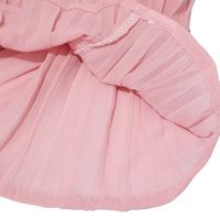 Ensemble décontracté 2 pièces pour filles, t-shirt à sequins réversibles imprimé animal et pantalon large en mousseline plissée rose pour l'été