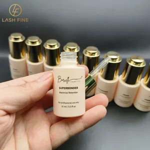 Lashfine Lash <span class=keywords><strong>Bonder</strong></span> para Extensiones de Pestañas, <span class=keywords><strong>Super</strong></span> <span class=keywords><strong>Bonder</strong></span> para Acelerar el Secado del Pegamento, Sellador de Pestañas Resistente al Agua y al Aceite - Product Image 1